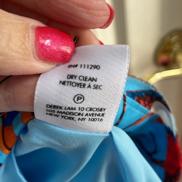 NWT Derek Lam 10 Crosby | Cami Flounce Mini Dress with Twist Waist Detail size 4 - Picture 10 of 10